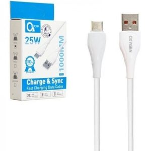 کابل شارژ USB به Type-C اکسیژن مدل X2 طول 1 متر