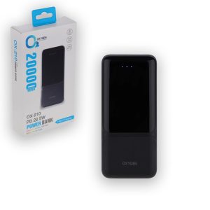 پاوربانک اکسیژن مدل OX-210 ظرفیت 20000 میلی آمپر ساعت