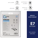 هندزفری بلوتوثی گردنی اکسیژن مدل E7 | باتری قوی، بلوتوث 5.3، پشتیبانی TF - Image 4