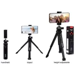 سه پایه موبایل نیفو مدل NP-999 | پایه تلسکوپی قابل حمل با قابلیت چرخش ۱۸۰ درجه - Image 5