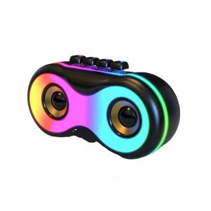 اسپیکر بلوتوثی مدل HY 80 | مجهز به درگاه USB، کارت حافظه و نور RGB