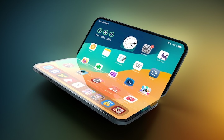 آیفون تاشو با نمایشگر بدون چین و چروک، اما چگونه؟
