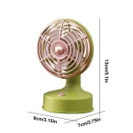 مینی پنکه رومیزی شارژی FY051X | سبک، کمصدا و قابل حمل - Image 4