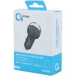 شارژر فندکی 60 وات اکسیژن AC-14 | PD + QC3.0 + 3 پورت - Image 2