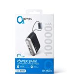 پاوربانک 10000 اکسیژن OX-150 | فست شارژ 22.5 وات + 4 خروجی + نمایشگر دیجیتال - Image 2