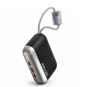 پاوربانک 10000 اکسیژن OX-150 | فست شارژ 22.5 وات + 4 خروجی + نمایشگر دیجیتال
