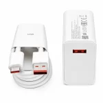 شارژر 33 وات شیائومی اورجینال با خروجی USB و کابل Type-C