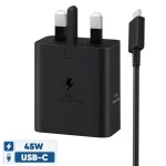 شارژر 45 وات سامسونگ مدل EP-T4511 سه پین به همراه کابل Type-C