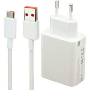 شارژر 33 وات شیائومی اورجینال با خروجی USB و کابل Type-C